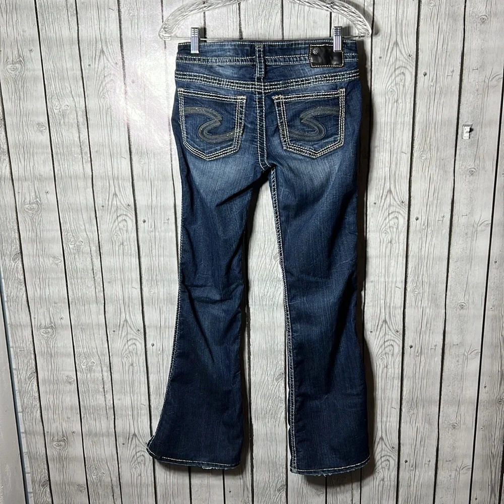 Silver Frances distressed jeans size 27 - Picture 7 of 14